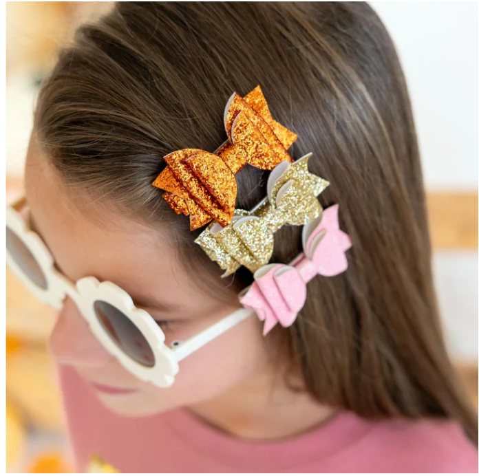 Golden Blush Clip Set